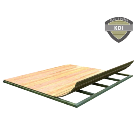 Casette in Legno per Giardino-Pavimento in legno cod. 83284 dimensione 2,40x2,40 m - 5257