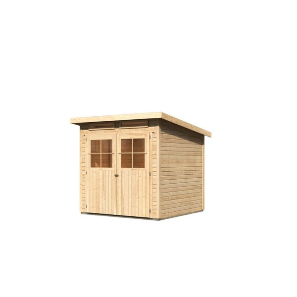 Casette in Legno per Giardino-Casetta di legno Glücksburg 3 al naturale ➤ 213x217 cm (LxP) - 5330