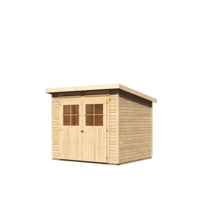 Casette in Legno per Giardino-Casetta in Legno Glücksburg 4 da Giardino al naturale ➤ 242x217 cm (LxP) - 5352