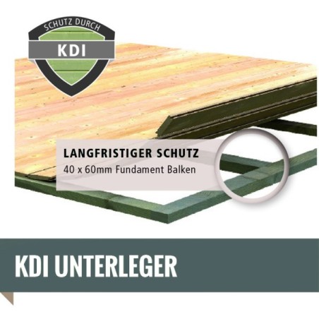 Wooden Garden Cottages-Wooden House Glücksburg 4 Earth Gray ➤ 242x217 cm (WxD) - 5371 Wooden Garden Cottages-Wooden House Glücksburg 4 Earth Gray ➤ 242x217 cm (WxD) - 5371