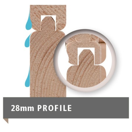 Wooden Garden Cottages-Talkau 3 Wooden Garden Shed Earth Gray ➤ 244x204 cm (WxD) - 6655