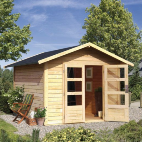 Casette in Legno per Giardino-Casetta Legno Talkau 4 al Naturale ➤ 244x244 cm (LxP) - 6952