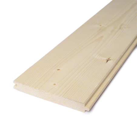 Wood tongue and groove-Pack of 5 pcs 2x15x200 cm of fir matchboard - 7002