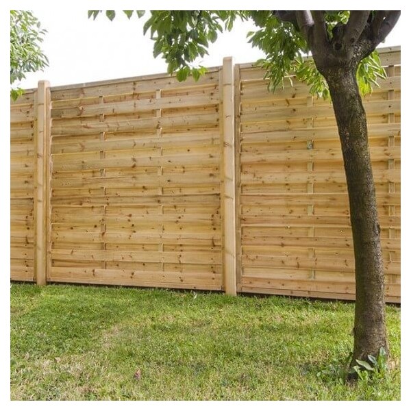 Wood fence panels-Wooden windbreak 120x180 cm - 7014