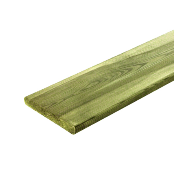 Outdoor Treated Timber-Pressure Treated Pine Decking Board 2×9.5×300 cm Outdoor Timber Plank - 7040