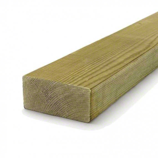 Treated timber boards and poles-Pressure Treated Pine Decking Board 35 x 95 x 3000 mm (Outdoor) - 7048