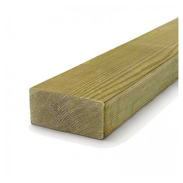Legname per Esterni-Tavola legno esterno 3,5x9,5x300 cm trattata in autoclave - Regno del Legno - 7048