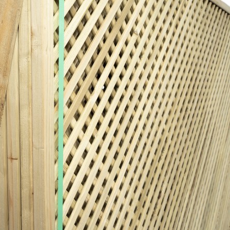 Trellis panels-12 Pcs Wooden Lattice Trellis Panel Tight Mesh 120 x 183 cm, 2 cm Grid - 7140
