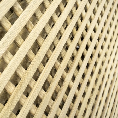 Trellis panels-12 Pcs Wooden Lattice Trellis Panel Tight Mesh 120 x 183 cm, 2 cm Grid - 7142