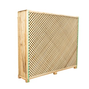 Trellis panels-Pack Of 12 Wooden Trellis Panels 150 x 183 cm, 2 cm Mesh - 7143