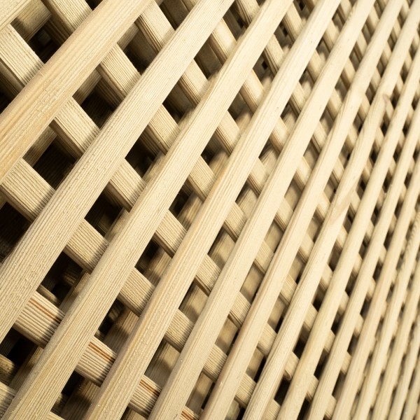 Trellis panels-12 pcs Wooden grating 150x180 cm - Mesh 2 cm - 7146