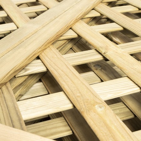 12 pz Grigliato in legno 30x180 maglia 70 mm