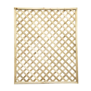 Trellis panels-Wood Garden Lattice Panel 150 x 180 cm - 7 cm Grid Mesh - 7179
