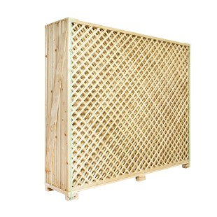 Trellis panels-12 Pack Wooden Trellis Panel 150 x 183 cm, 4 cm Mesh - 7196