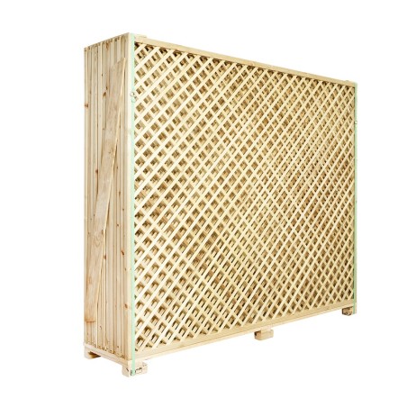 Trellis panels-12 Pack Wooden Trellis Panel 150 x 183 cm, 4 cm Mesh - 7196