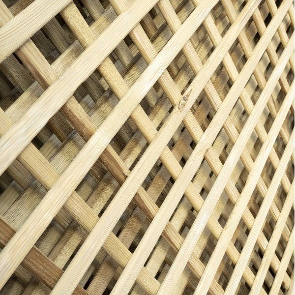 Trellis panels-12 Pack Wooden Trellis Panel 150 x 183 cm, 4 cm Mesh - 7198