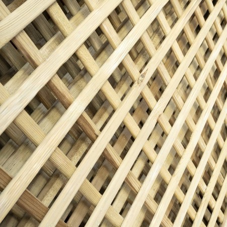 Trellis panels-12 pcs Wooden Grating 150x180 cm - Mesh 4 cm - 7198 Trellis panels-12 pcs Wooden Grating 150x180 cm - Mesh 4 cm - 7198