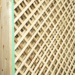 Trellis panels-Wooden grating 150x180 cm - 4 cm mesh - 7200 2