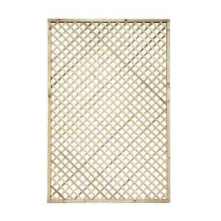 Trellis panels-12 pcs Wooden Grating 120x180 cm - Mesh 4 cm - 7204 2