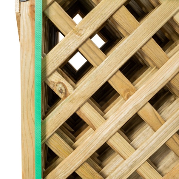 Grigliati in Legno-Grigliato Legno 120x183 cm - Maglia 4 cm - 7211
