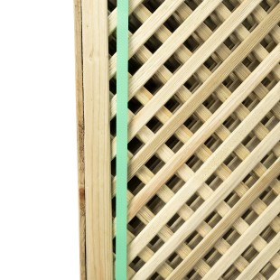 Trellis panels-Wooden Grating Narrow Mesh 30x180 cm - Mesh 2 cm - 7214 2