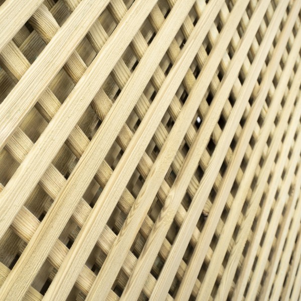 Trellis panels-Wood Trellis Panel Tight Mesh 30 x 183 cm - 2 cm Grid - 7217
