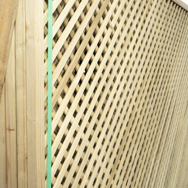 Grigliati in Legno-Grigliato Legno Maglia Stretta 150x183 cm - Maglia 2 cm - 7225