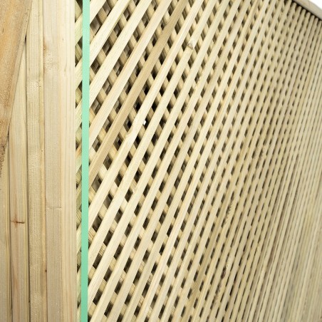 Trellis panels-Wood Garden Trellis Panel 150 x 183 cm, 2 cm Tight Mesh - 7225