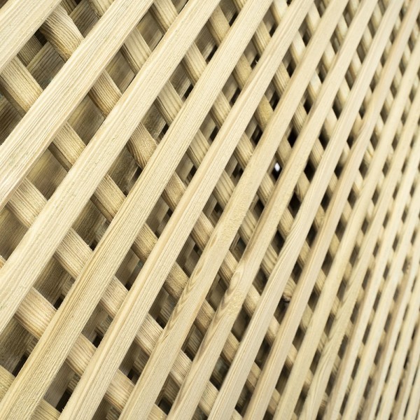 Grigliati in Legno-Grigliato Legno Maglia Stretta 150x183 cm - Maglia 2 cm - 7226