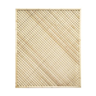 Trellis panels-Pack Of 12 Wooden Trellis Panels 150 x 183 cm, 2 cm Mesh - 7143 2
