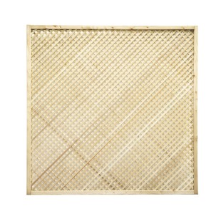 Trellis panels-12 pcs Wooden grating 180x183 cm - Mesh 2 cm - 7149 2