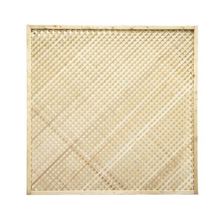 Wooden Trellis Panels-12-Pack Wooden Lattice Trellis Panel 180 x 183 cm, 2 cm Mesh - 7232