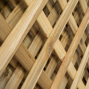 Trellis panels-Wooden grill 120x180 cm - 7 cm mesh - 7184 2