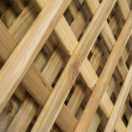 Trellis panels-Wood Garden Trellis Panel 120 x 180 cm - 7 cm Lattice Mesh - 7242