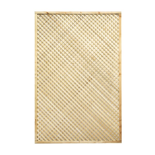 Trellis panels-Wood Garden Trellis Panel 120 x 183 cm - 2 cm Tight Lattice Mesh - 7248