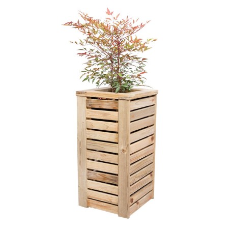 Wood planters-High Outdoor Pot Holder 30x30 h 60 cm - 7330