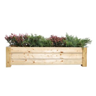 Wood planters-Wooden planter 40x100 h 30 cm - 7346 2