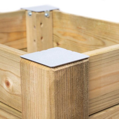 Wood planters-Wooden Planter 40 x 100 x H 30 cm - 7348