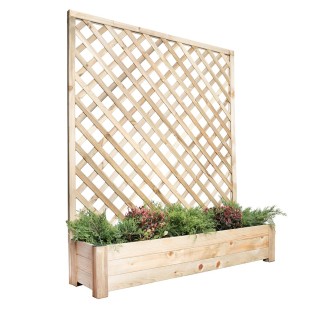 Fioriere in Legno-Fioriera in Legno 40x150 h 30 cm - 7353 2