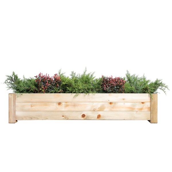 Wood planters-Wooden Planter Box 40 x 150 x H 30 cm - 7355