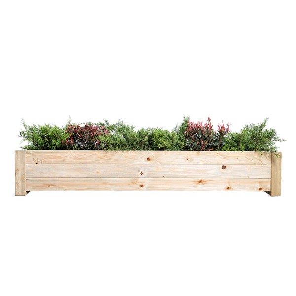 Wood planters-Wooden planter 40x180 h 30 cm - 7358