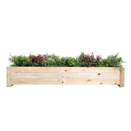 Wood planters-Wooden planter 40x180 h 30 cm - 7358 Wood planters-Wooden planter 40x180 h 30 cm - 7358