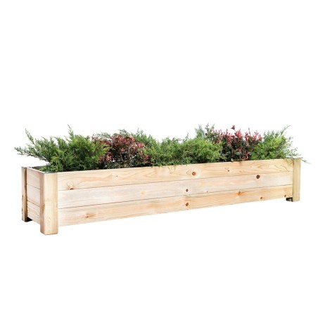 Wood planters-Wooden planter 40x180 h 30 cm - 7359 Wood planters-Wooden planter 40x180 h 30 cm - 7359