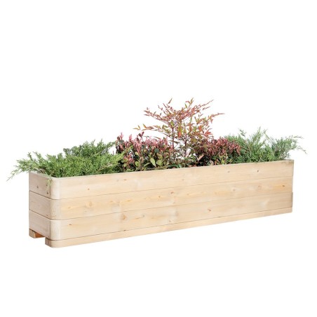 Wood planters-150 cm wooden planter for outdoors - 7363 Wood planters-150 cm wooden planter for outdoors - 7363