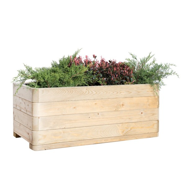 Wood planters-100 Cm Outdoor Wooden Planter Box - 7364