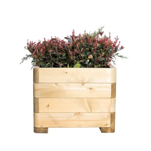 Wood planters-Wooden Vase 50x50 cm - 7367 2
