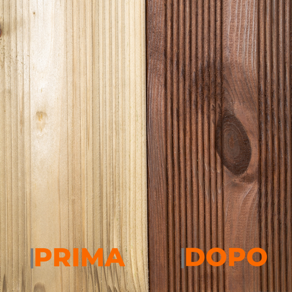 Impregnanti-Oil for External Wooden Floors Walnut - 7394