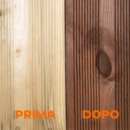 Impregnanti Per Legno-Olio per Pavimenti in Legno Esterno Noce - 7394