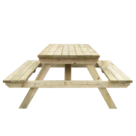 Wooden Pic Nic Tables-Wooden Picnic Table 180 x 150 cm Large. Perfect for 6-8 people - 7427 Wooden Pic Nic Tables-Wooden Picnic Table 180 x 150 cm Large. Perfect for 6-8 people - 7427