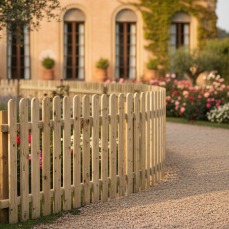 Wooden fences-Outdoor Wooden Fence 100x180 cm Impregnated - 7524